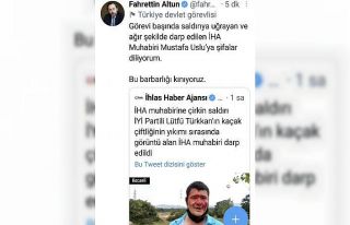 İletişim Başkanı Fahrettin Altun, çirkin saldırıyı...