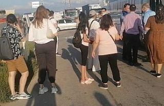 İnegöl’de otobüsler çarpıştı, karayolu ulaşıma...