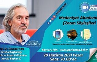 İskender Pala Büyükşehir’in medeniyet söyleşilerine...