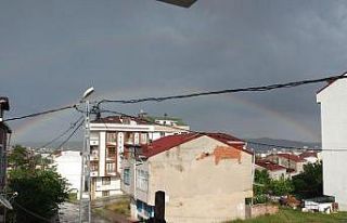 İstanbul’da gökkuşağı sürprizi