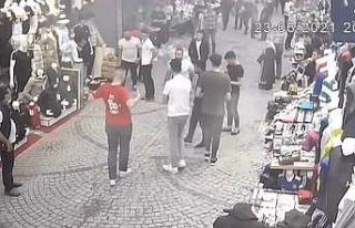 İstanbul’un göbeğindeki silahlı kavga kamerada