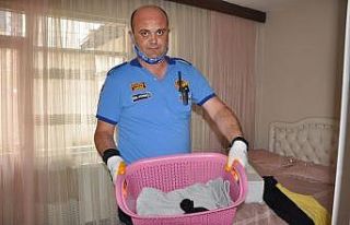 İtfaiyeden kedi operasyonu