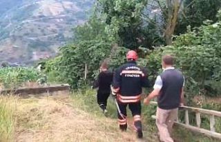 İtfaiyeden porsuk kurtarma operasyonu