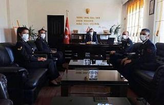 Jandarmadan Kaymakam Arslantürk’e ziyaret