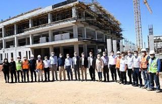 Kadın doğum hastanesi inşaatı hızla yükseliyor