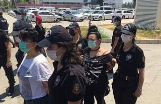 Kadınlı suç örgütüne 10 tutuklama