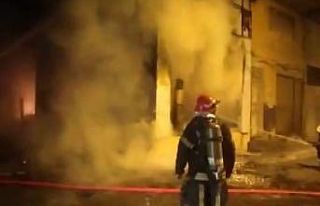 Kahramanmaraş’ta iş yeri yangını