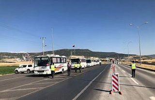 Kahramanmaraş’ta servis araçları denetlendi