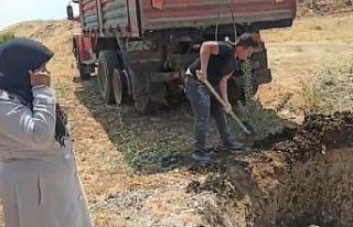 Kahramanmaraş’ta telef olan binlerce tavuk çukura...