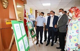 Kahta’da yıl sonu sergisi düzenlendi
