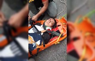 Kalede fotoğraf çekilmek isterken metrelerce yüksekten...