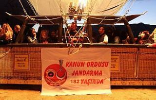 Kapadokya’da jandarmanın kuruluşunu 182.yıldönümü...