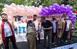 Karabük’te 7 özel öğrenci mezuniyet coşkusu...