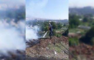 Karabük’te otluk alanda çıkan yangın büyümeden...