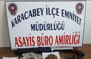 Karacabey’deki uyuşturucu operasyonunda 2 tutuklama