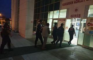 Karaman’da aranan 2 kişi tutuklandı
