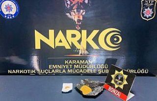 Karaman’da uyuşturucudan gözaltına alınan 1...