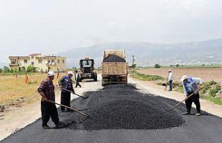 Karaziyaret’te asfalt çalışmaları