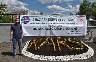 Kars’ta fidanlar toprakla buluştu
