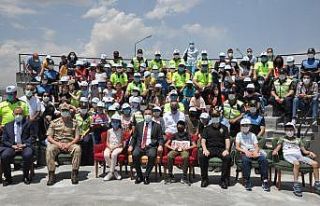 Kars’ta Trafik Eğitim Parkı’nın açılışı...