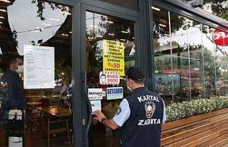 Kartal zabıtasından kademeli normalleşmede Covid...