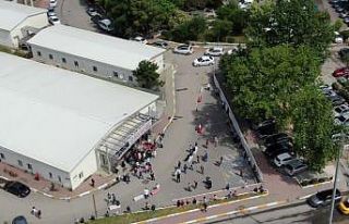 Kartal’da aşı yoğunluğu havadan görüntülendi