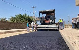 Kayacık Caddesi asfaltlanıyor