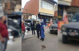 Kaymakam Çakas, esnafı ziyaret etti