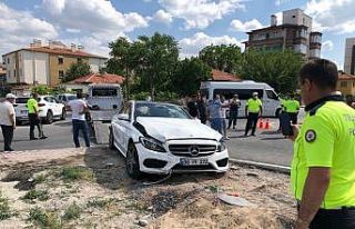 Kayseri’de trafik kazası : 8 yaralı