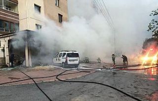 Kayseri’de yangın