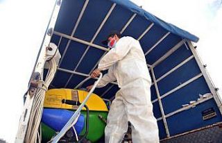 Kemer’de dezenfekte çalışmalarına ara verilmiyor