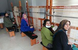 Kilim Dokuma Kursu’na kadınlardan yoğun ilgi