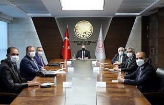 Kilis heyeti bakanlarla görüştü