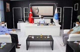 Kırıkhan Müftüsü Sevinç, Rektör Karacoşkun’la...