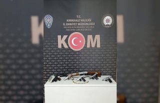 Kırıkkale’de ruhsatsız tabanca ve av tüfeği...