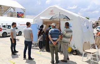 Kırşehir’de çadırda aşı seferberliği