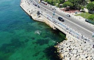 Kısıtlama dinlemediler denize girdiler