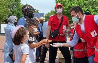 Kızılay Tavşanlı Şubesi’nden lokma tatlısı...