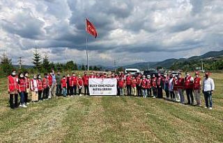 Kızılayın 153. Yılını 153 fidan dikerek kutladılar