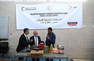 Kızılay’ın Filistin’e desteği sürüyor