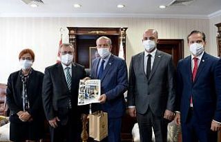 KKTC Cumhurbaşkanı Ersin Tatar, Rektör Tabakoğlu...