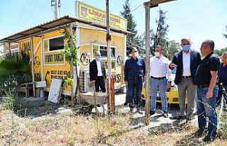 Konyaaltı’nda taksi durakları yenileniyor