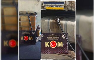 Konya’da bin 65 litre kaçak akaryakıt yakalandı