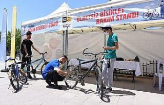 Konya’da bisiklet tamir ve bakım istasyonları...