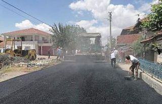 Kurugeçit Mahallesi’ne sıcak asfalt yapıldı