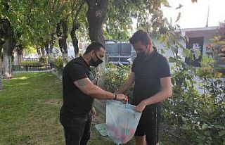 Kuşadalı ülkücülerden çevre duyarlılığı