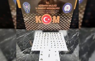 Kütahya’da durdurulan araçta 87 adet tarihi eser...