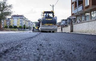 Kütahya’da sıcak asfalt çalışmaları