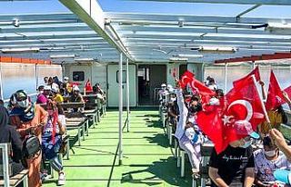 LGS öğrencilerine feribot turu