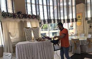 Malatya’da normalleşme sonrasında düğün salonları...